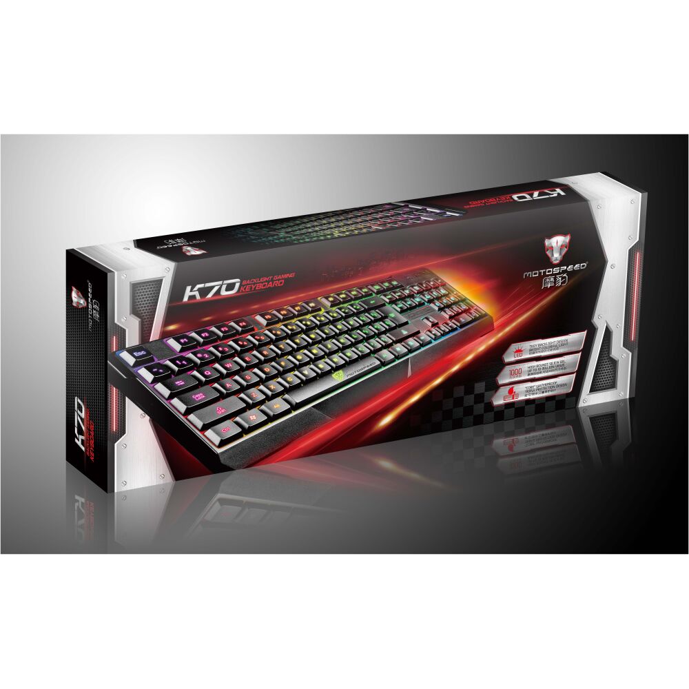 MOTOSPEED K70 GAMING ΠΛΗΚΤΡΟΛΟΓΙΟ ME LED BACKLIGHT - Image 2
