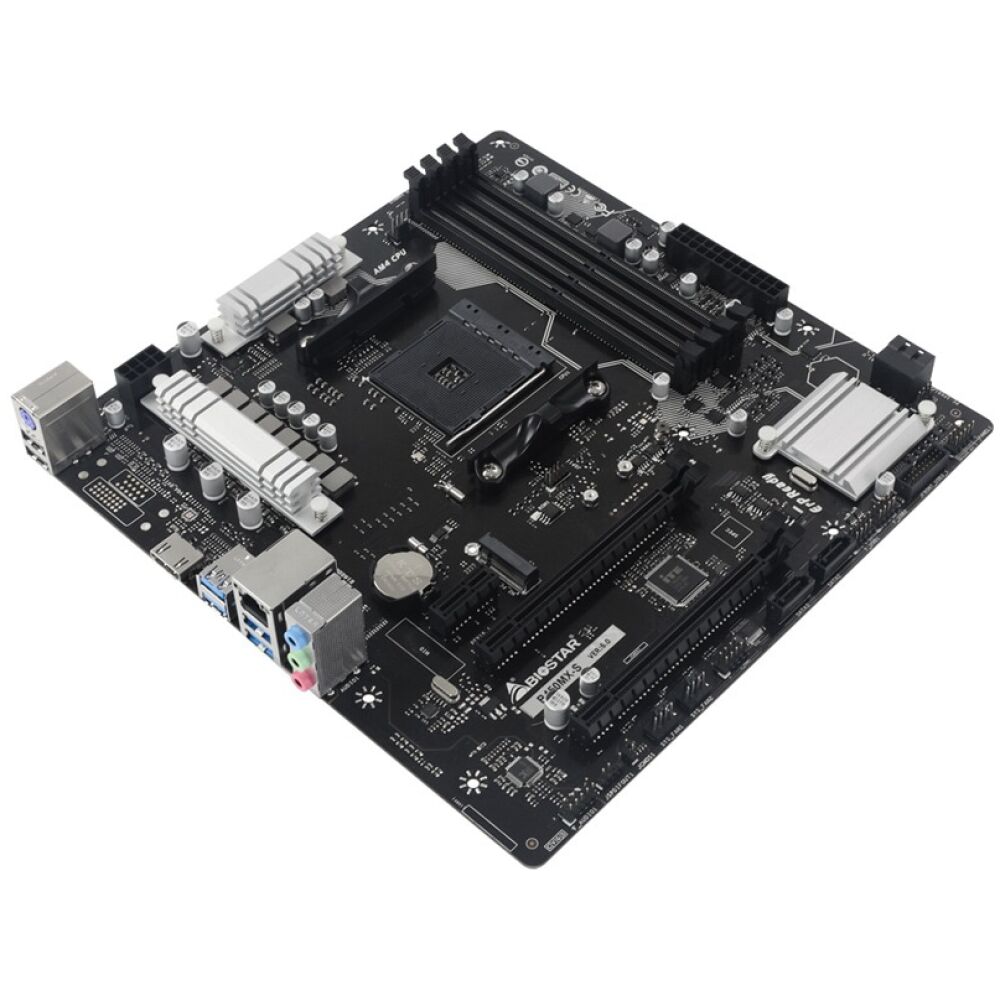 BIOSTAR μητρική B450MX-S, 4x DDR4, AM4, uATX, GbE LAN, 7.1CH, Ver. 6.0