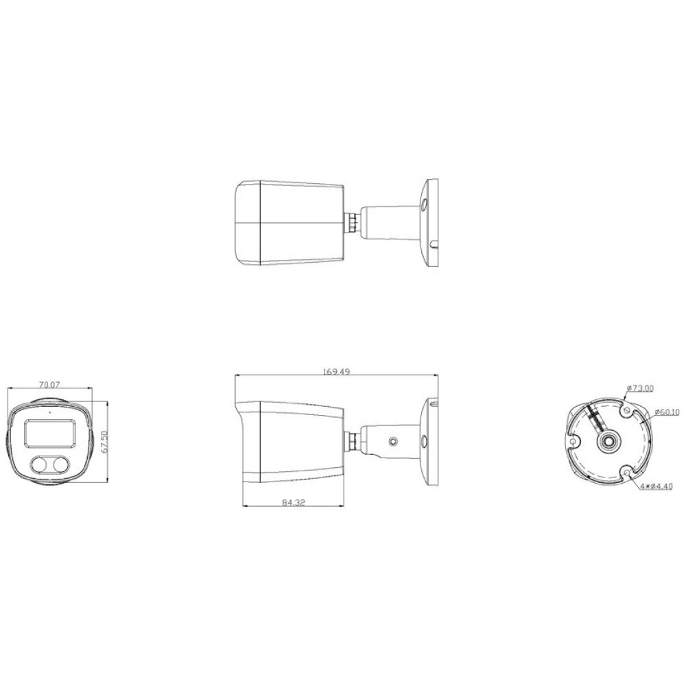 LONGSE IP κάμερα BMSCGC400, 2.8mm, 4MP, αδιάβροχη IP67, PoE - Image 4