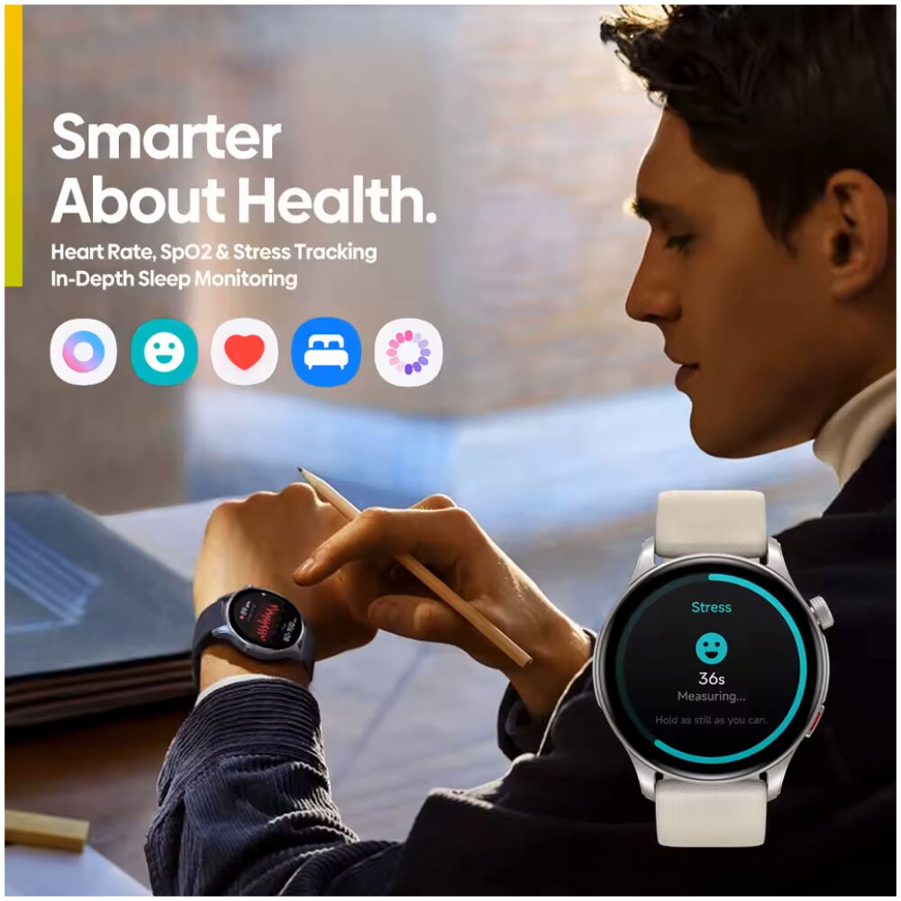ZEBLAZE smartwatch Btalk 3 GPS, heart rate, 1.43" AMOLED, GPS, 3 ATM, γκρι - Image 5
