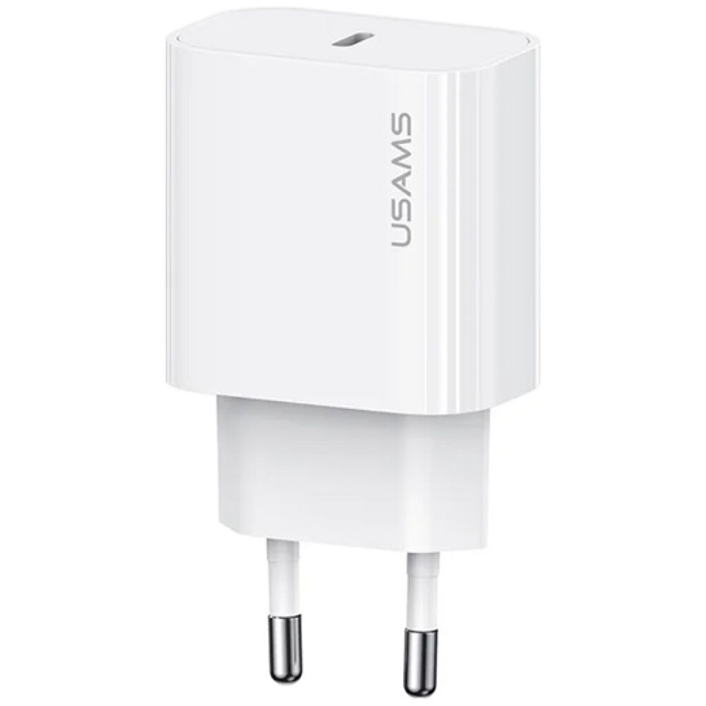 USAMS φορτιστής τοίχου CC226, USB-C, 20W, λευκός
