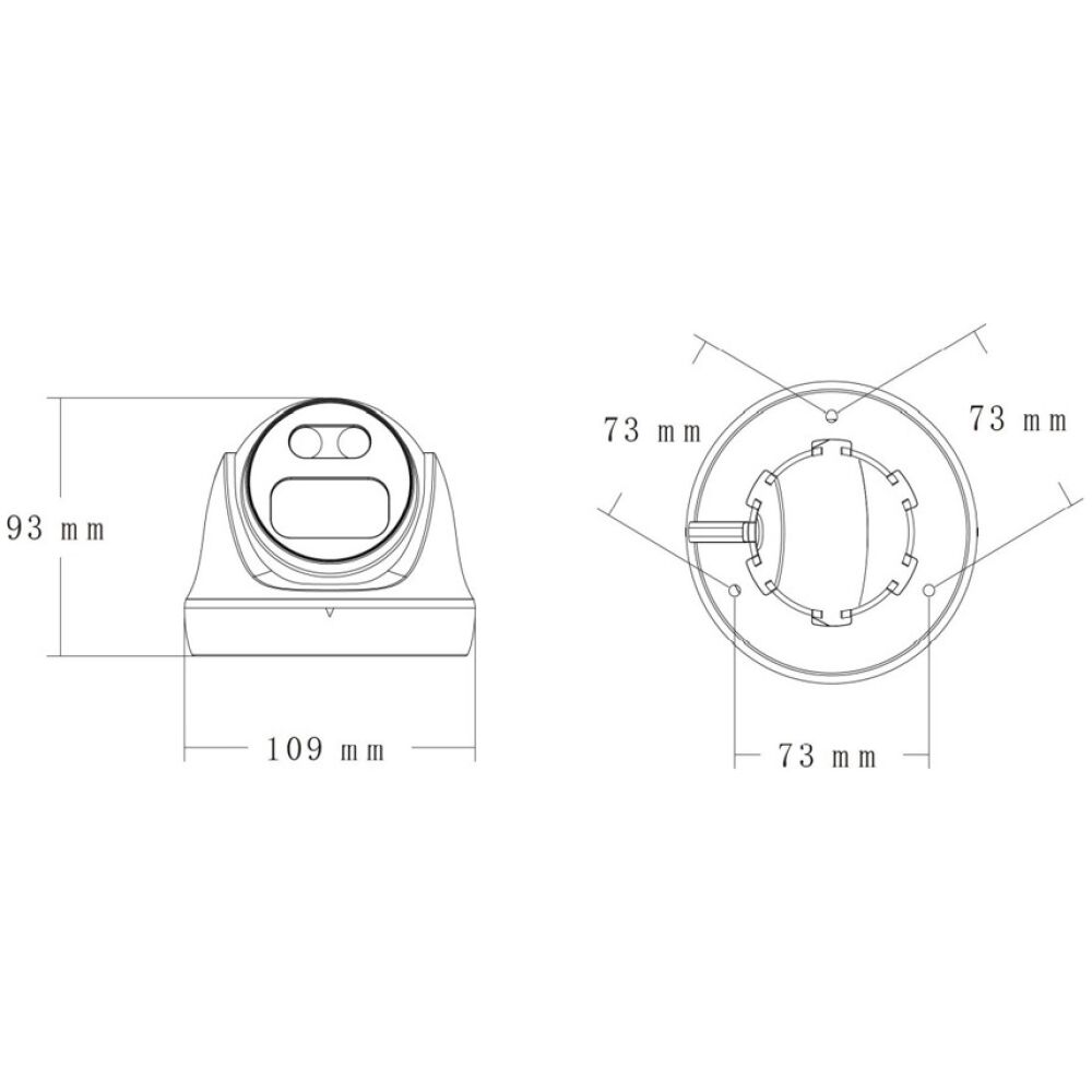 LONGSE υβριδική κάμερα CMSATHC200FPE, 2.8mm, 1/3" CMOS, 5MP, AOC, IR 25m - Image 4