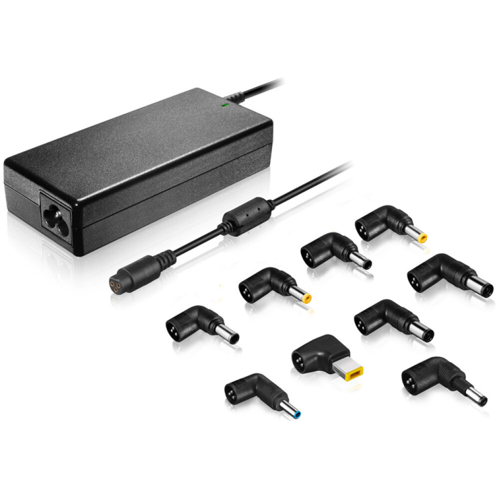 CTECH φορτιστής laptop CP-0002, Universal, 9 αντάπτορες, 90W - Image 2
