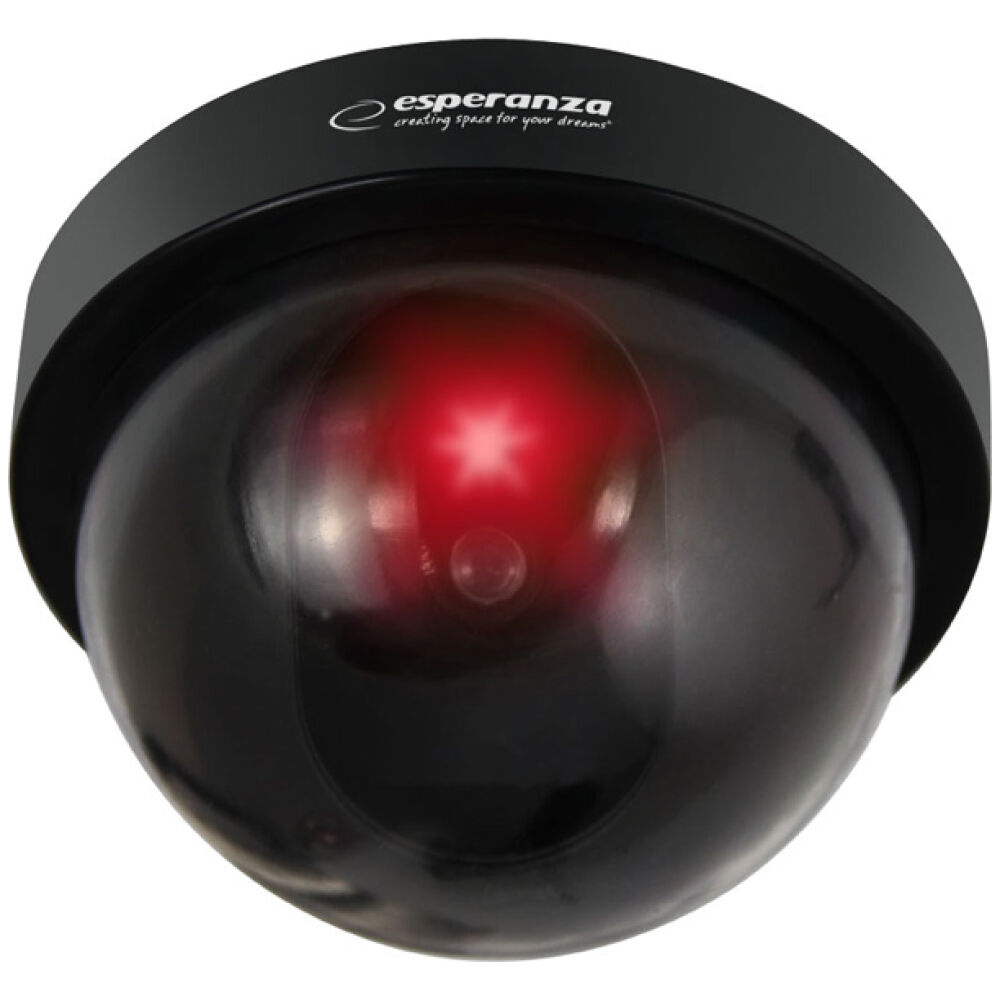 ESPERANZA ψεύτικη κάμερα CCTV ECA101 με LED, μαύρη - Image 2