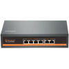 LONGSE PoE switch HT42FA με 4x LAN & 2x WAN θύρες, 10/100Mbps