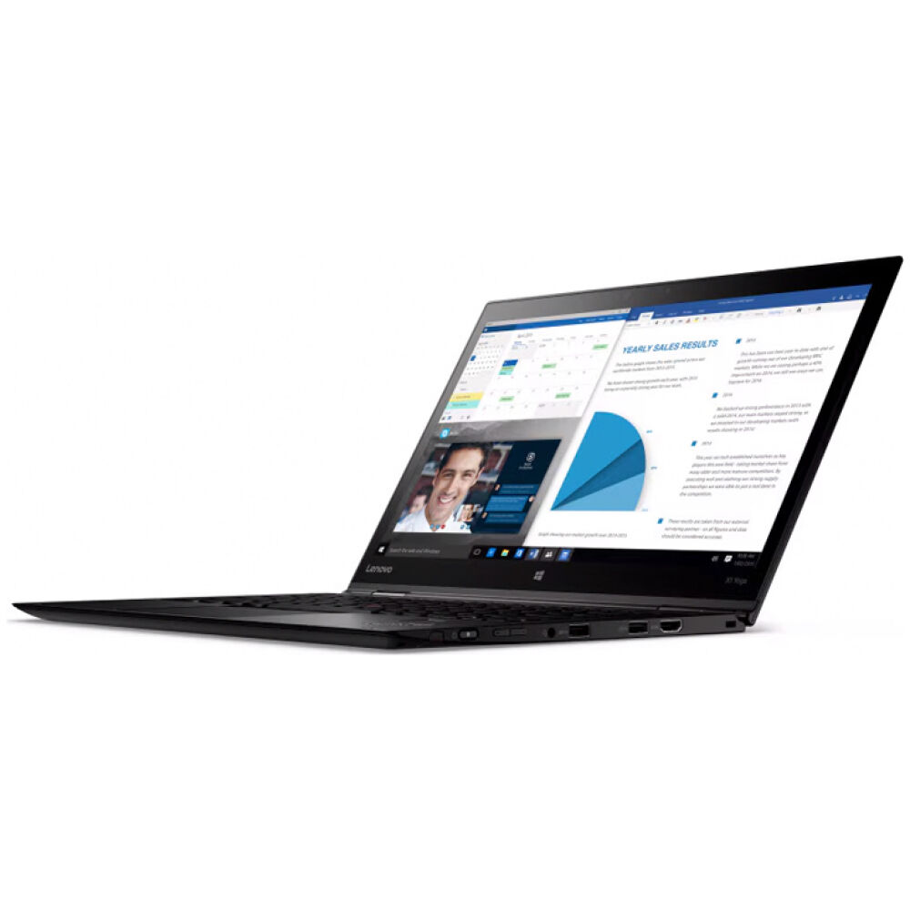 LENOVO Laptop X1 Yoga 1st Gen, Refurbished Grade B, i5-6300U 8/240GB M.2 14" Cam, Intel HD Graphics 520, FreeDOS