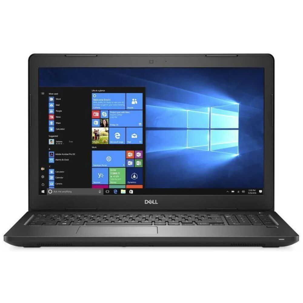 DELL Laptop Latitude 3580, Refurbished Grade A, i5-7200U, 8/256GB M.2, 15.6", Cam, Intel HD Graphics 620, FreeDOS