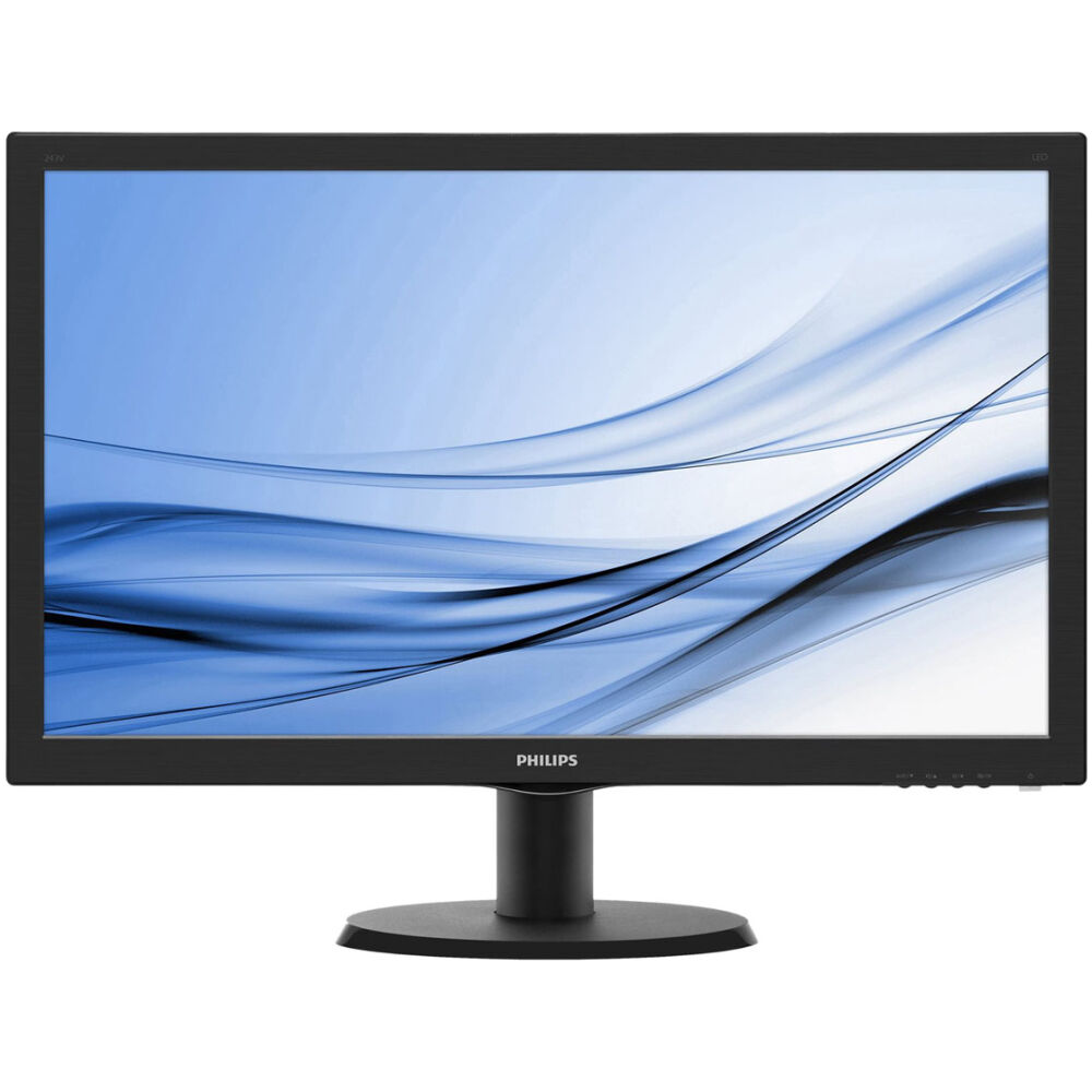 PHILIPS used οθόνη 243V5LHAB LED, 24" 1920x1080, DVI/VGA, Grade B