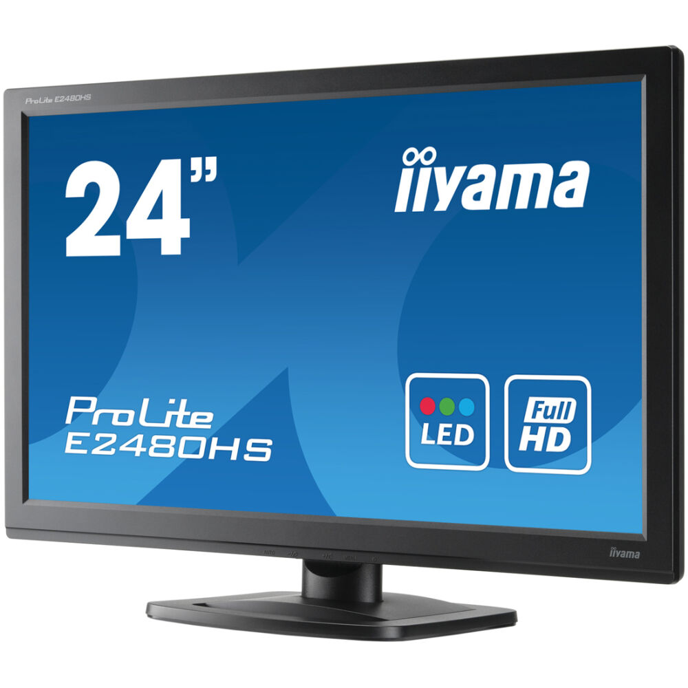 IIYAMA used οθόνη E2480HS LED, 24" 1920x1080, VGA/DVI/DisplayPort, Grade B