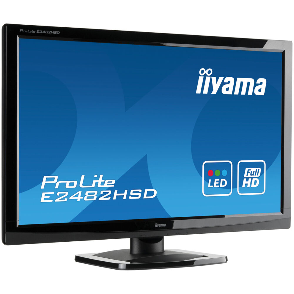 IIYAMA used οθόνη E2482HSD LED, 23.6" 1920x1080, VGA/DVI, Grade B