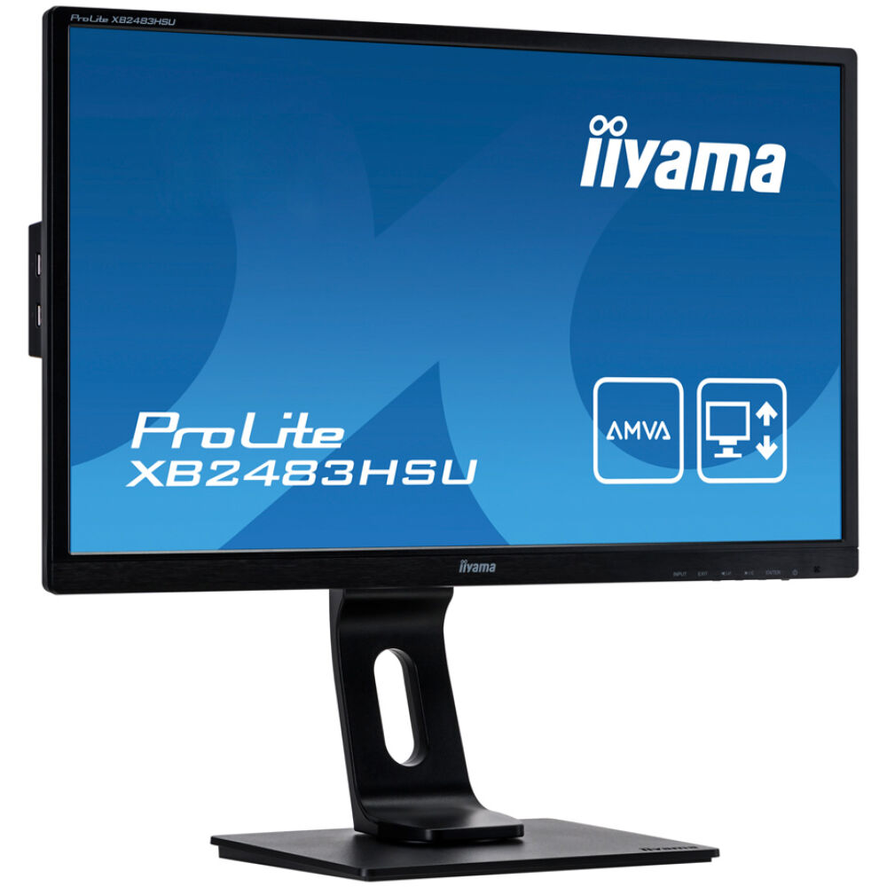 IIYAMA used οθόνη XB2483HSU LED, 23.8", 1920x1080, VGA/HDMI/DisplayPort, Grade A