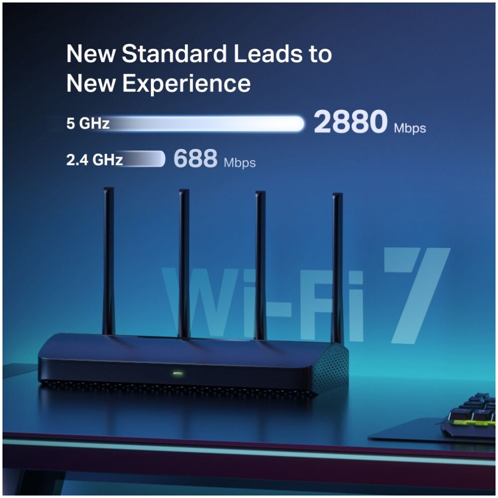 MERCUSYS router MR27BE, WiFi 7, 3.6Gbps BE3600, EasyMesh, Ver 1.20 - Image 5
