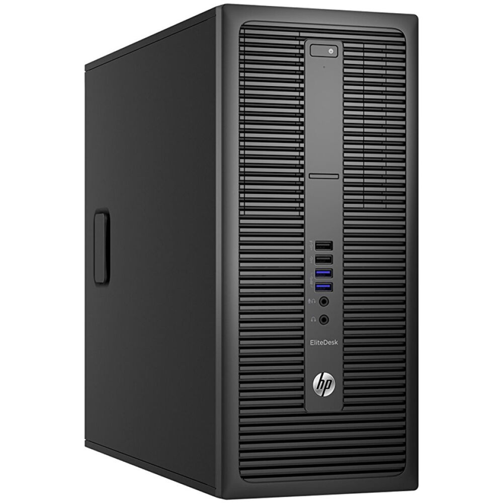 HP PC EliteDesk 800 G2 TWR, Refurbished Grade A Repainted, i5-6500, 16/256GB SSD, DVD-RW, FreeDOS