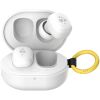 POWERTECH earphones με θήκη φόρτισης PT-1393, True Wireless, 6mm, 25/230mAh, λευκά
