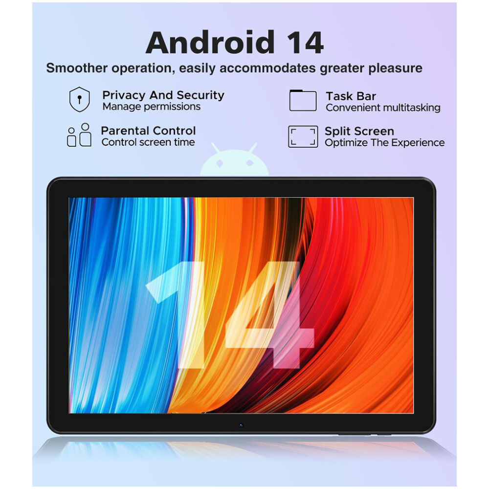 DOOGEE tablet T10W με πληκτρολόγιο/στύλο αφής/θήκη, 10.1", 4/128GB, 4G, Android 14, 8000mAh, μπλε - Image 4