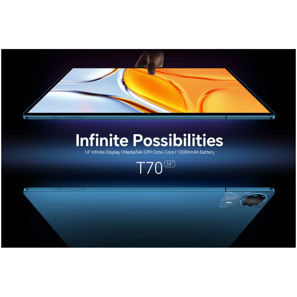 TECLAST tablet T70, 14", 8/256GB, 4G, Android 14, 10000mAh, μπλε - Image 2