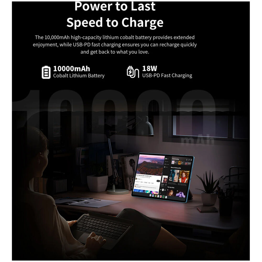 TECLAST tablet T70, 14", 8/256GB, 4G, Android 14, 10000mAh, μπλε - Image 5