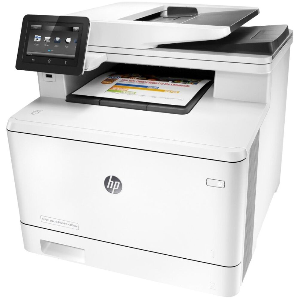 HP used εκτυπωτής LaserJet Pro M477fdw, color, MFP, WiFi, με toner