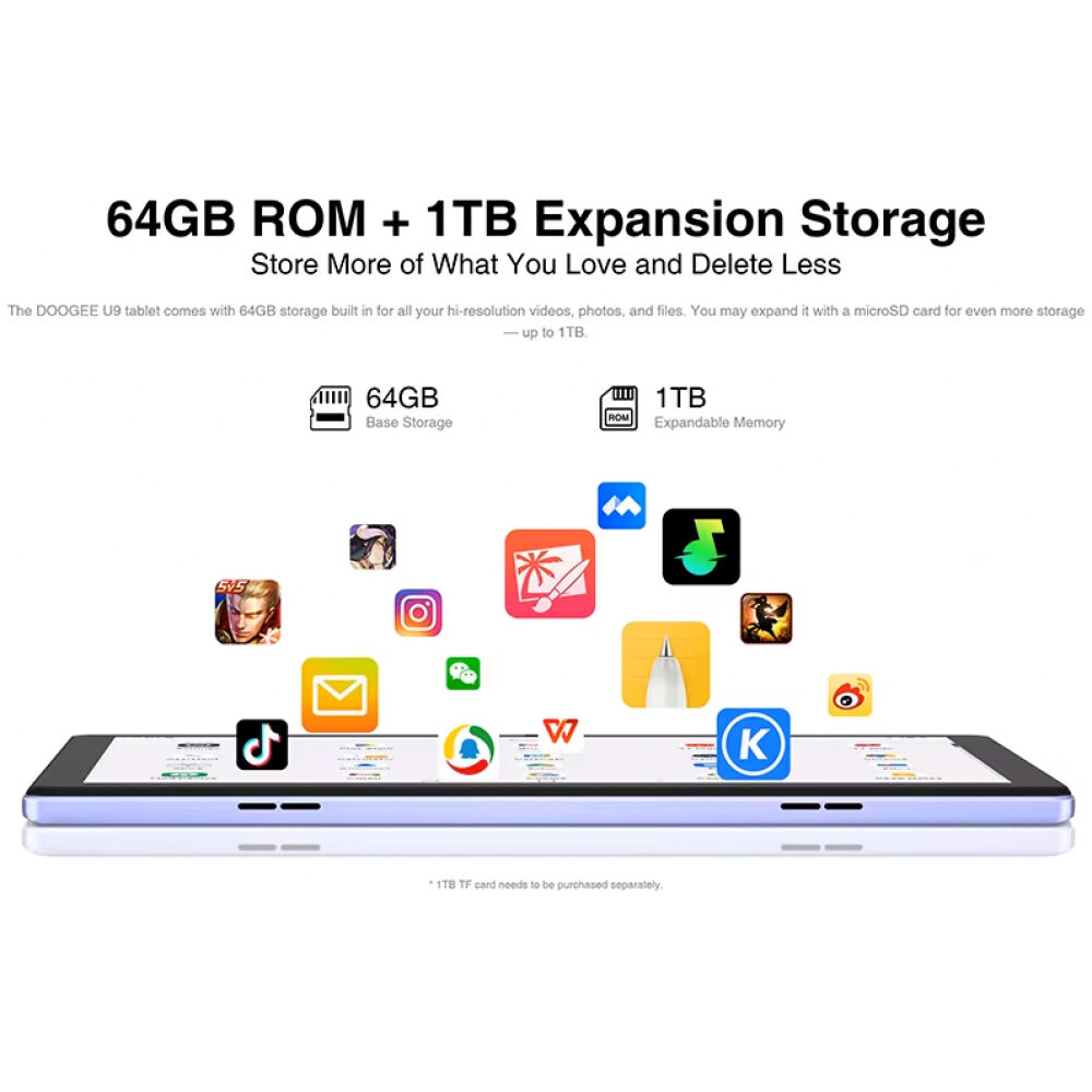 DOOGEE tablet U9, 10.1", 3/64GB, Android 13, 5060mAh, γκρι - Image 7