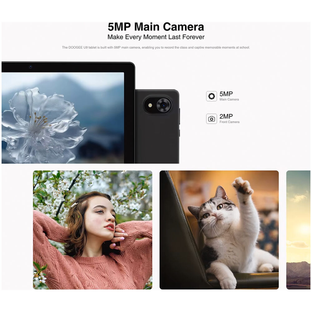 DOOGEE tablet U9, 10.1", 3/64GB, Android 13, 5060mAh, γκρι - Image 9