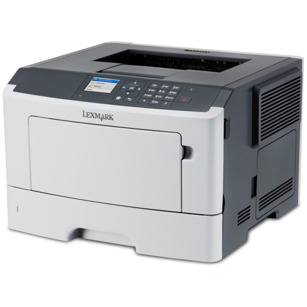 LEXMARK used Printer MS415dn, laser, monochrome, χωρίς toner, με drum