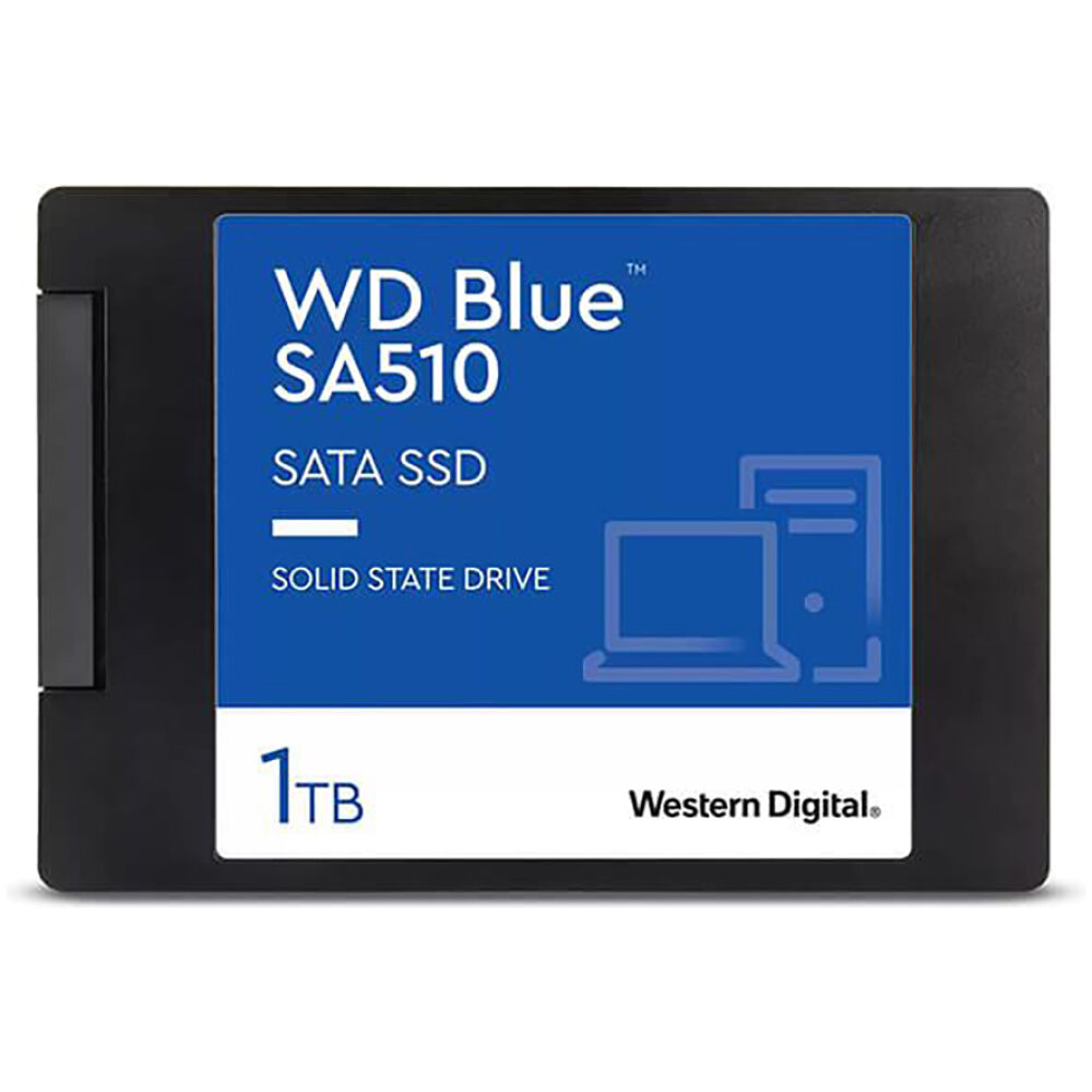 Western Digital Blue SA510 SATA SSD 1TB 2.5”/7mm Cased (WDS100T3B0A)