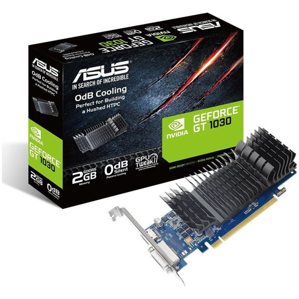 VGA Asus GeForce GT 1030 2GB GDDR5 SL BRK (90YV0AT0-M0NA00) (ASU90YV0AT0-M0NA00)