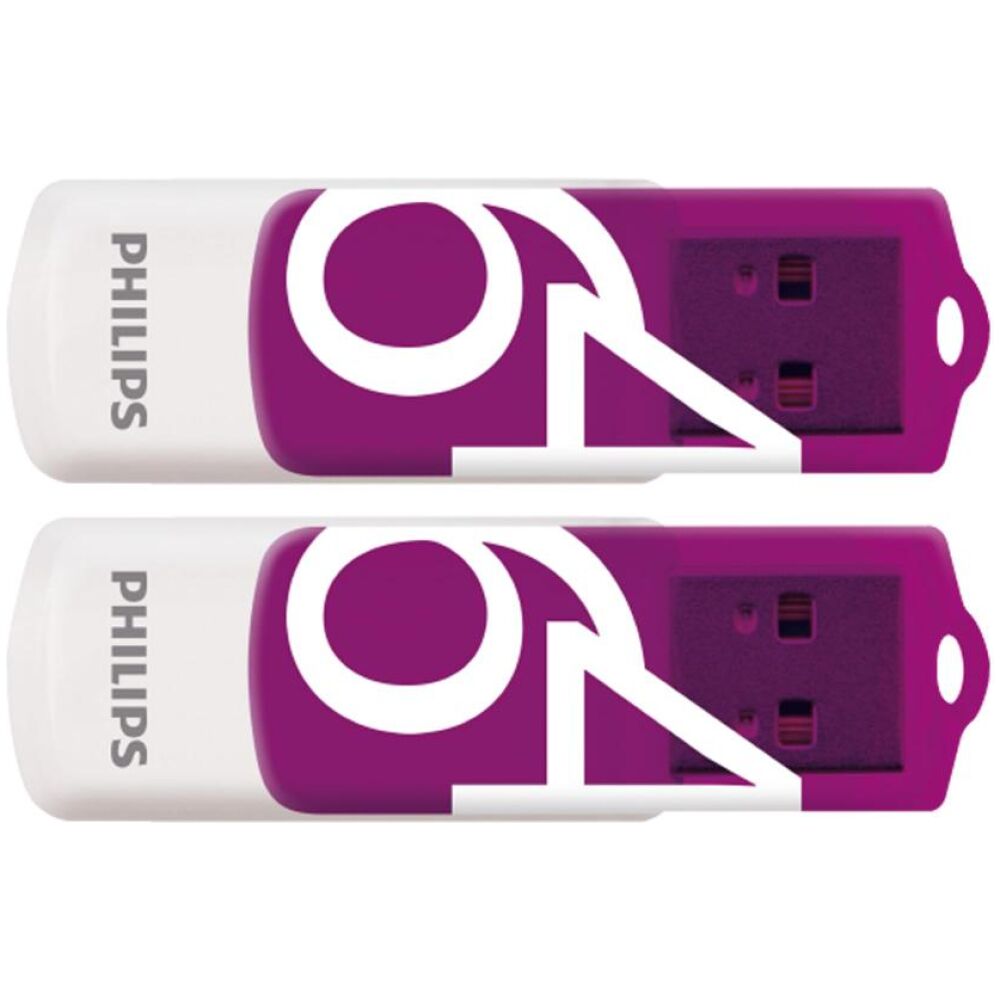 Philips Vivid pack 64GB USB 2.0 Stick Μωβ (FM64FD05D/00) (PHIFM64FD05D-00)
