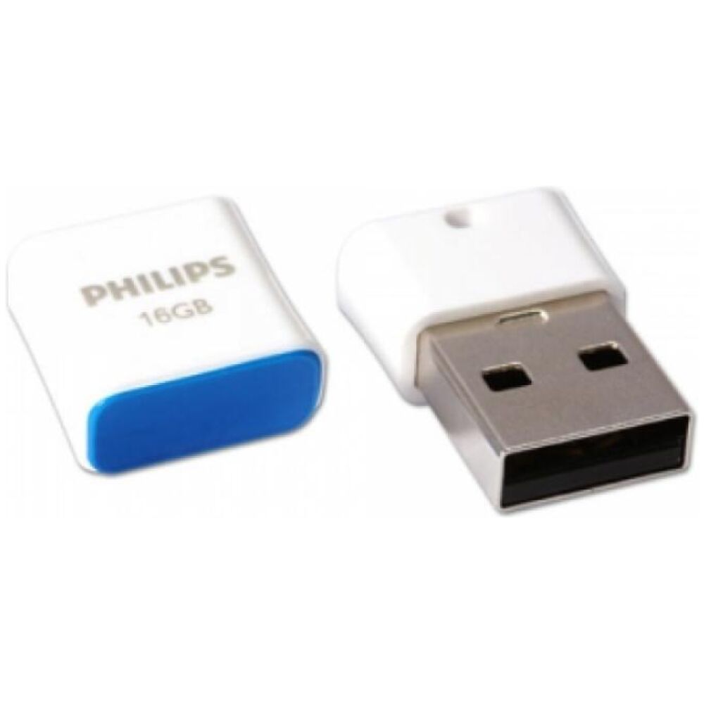 Philips Pico 16GB USB 2.0 Stick Λευκό (FM16FD85B/00) (PHIFM16FD85B-00)