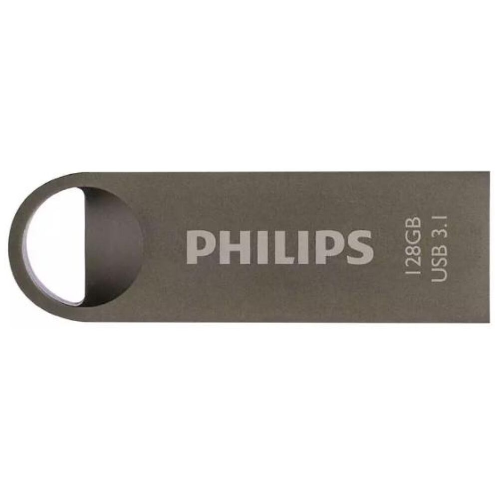 Philips Moon 128GB USB 3.1 Stick Ασημί (FM12FD165B/00) (PHIFM12FD165B-00)
