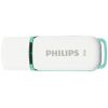 Philips Snow 8GB USB 2.0 Stick Λευκό (FM08FD70B/00) (PHIFM08FD70B-00)