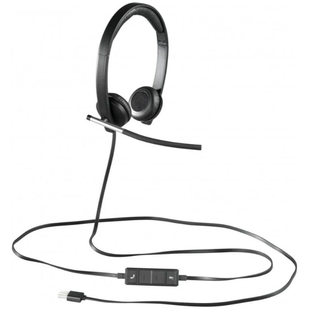 Logitech H650e Stereo Headset On-Ear Wired (981-000519) (LOGH650EBK)