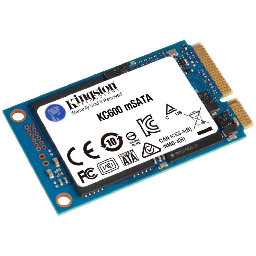 Kingston Δίσκος SSD KC600 512GB mSATA (SKC600MS/512G) (KINSKC600MS/512G)