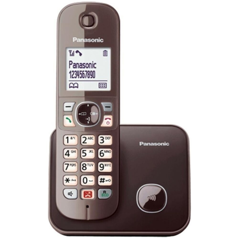 Ασύρματο Τηλέφωνο Panasonic KX-TG6851GRA Καφέ (KX-TG6851GRA) (PANKXTG6851GRA)