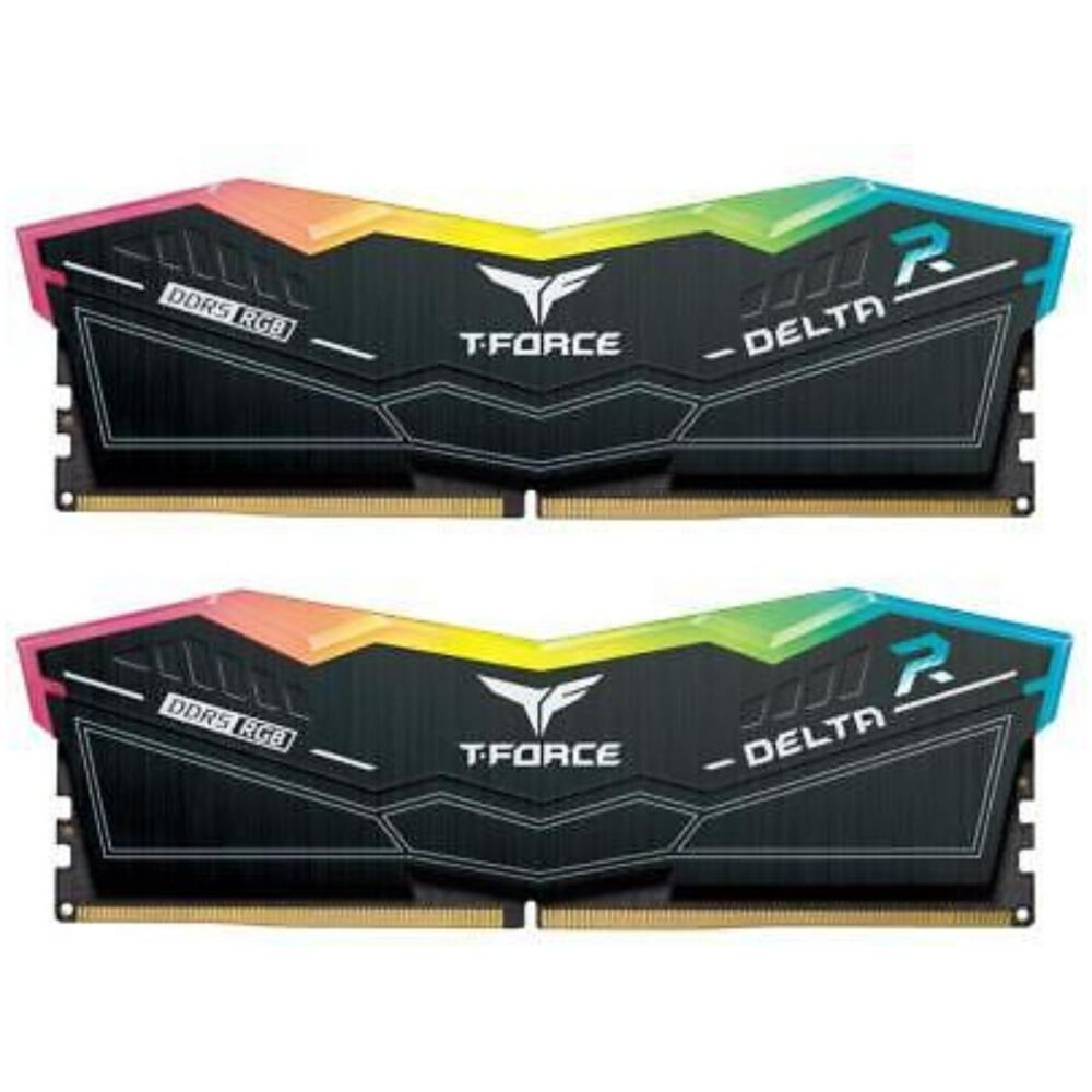TeamGroup Μνήμη RAM DDR5 32GB KIT 2x16GB PC 6400 Team T-Force Delta  RGB  (FF3D532G6400HC40BDC01)