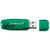 Intenso USB 2.0 Stick  8GB Rainbow Line Green (3502460) (NSO3502460)