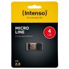 Intenso USB 2.0 Stick 4GB Micro Line Black (3500450) (NSO3500450)