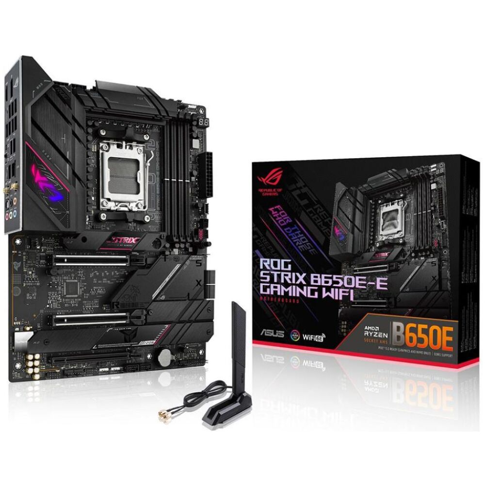 ASUS ROG STRIX B650E-E GAMING WIFI AMD B650 Socket AM5 ATX (90MB1BB0-M0EAY0) (ASU90MB1BB0-M0EAY0)