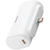 Baseus Powerbank Compact 5000mAh, 20W, USB-C biały (P10068306213-00) (BASP10068306213-00)