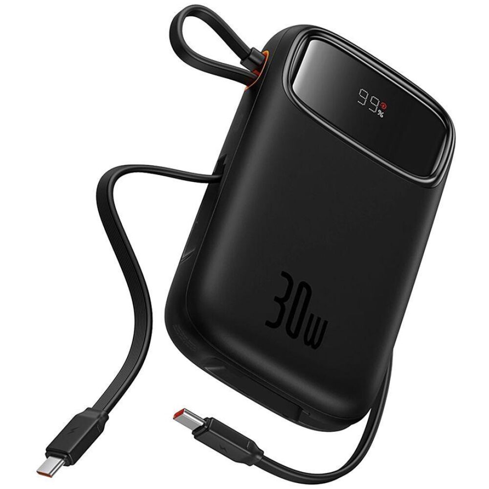 Baseus Powerbank QPow 2 10000mAh 30W 2xUSB-C black (P10055008113-00) (BASP10055008113-00)