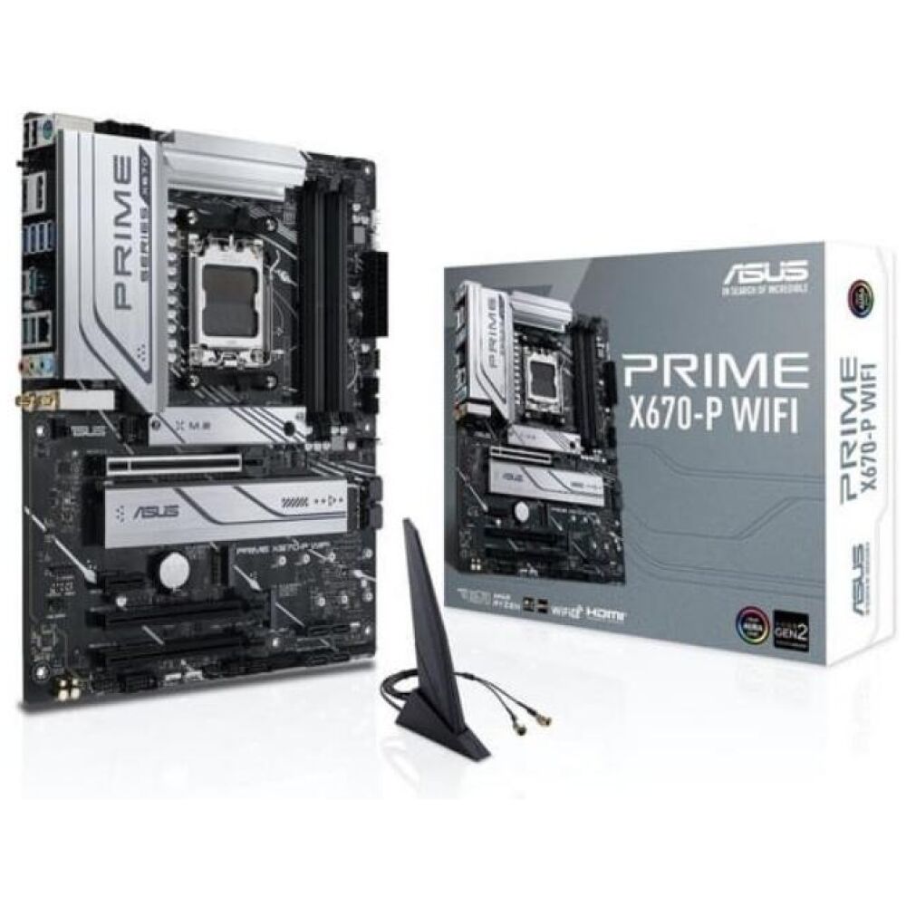 ASUS PRIME X670-P WIFI AMD X670 Socket AM5 ATX (90MB1BV0-M0EAY0) (ASU90MB1BV0-M0EAY0)