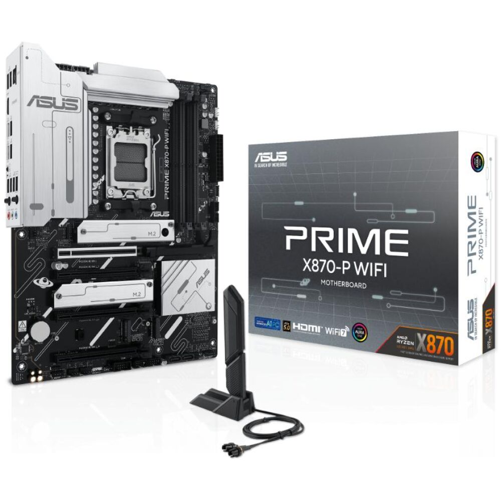 ASUS Prime X870-P WIFI AMD X870 Socket AM5 ATX (90MB1IS0-M0EAY0) (ASU90MB1IS0-M0EAY0)