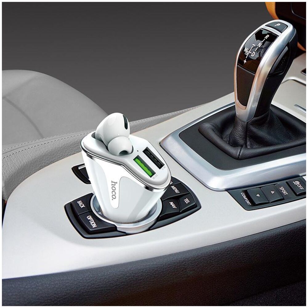 HOCO E47 PRO TRAVELLER WIRELESS HEADSET CAR CHARGER - Image 3