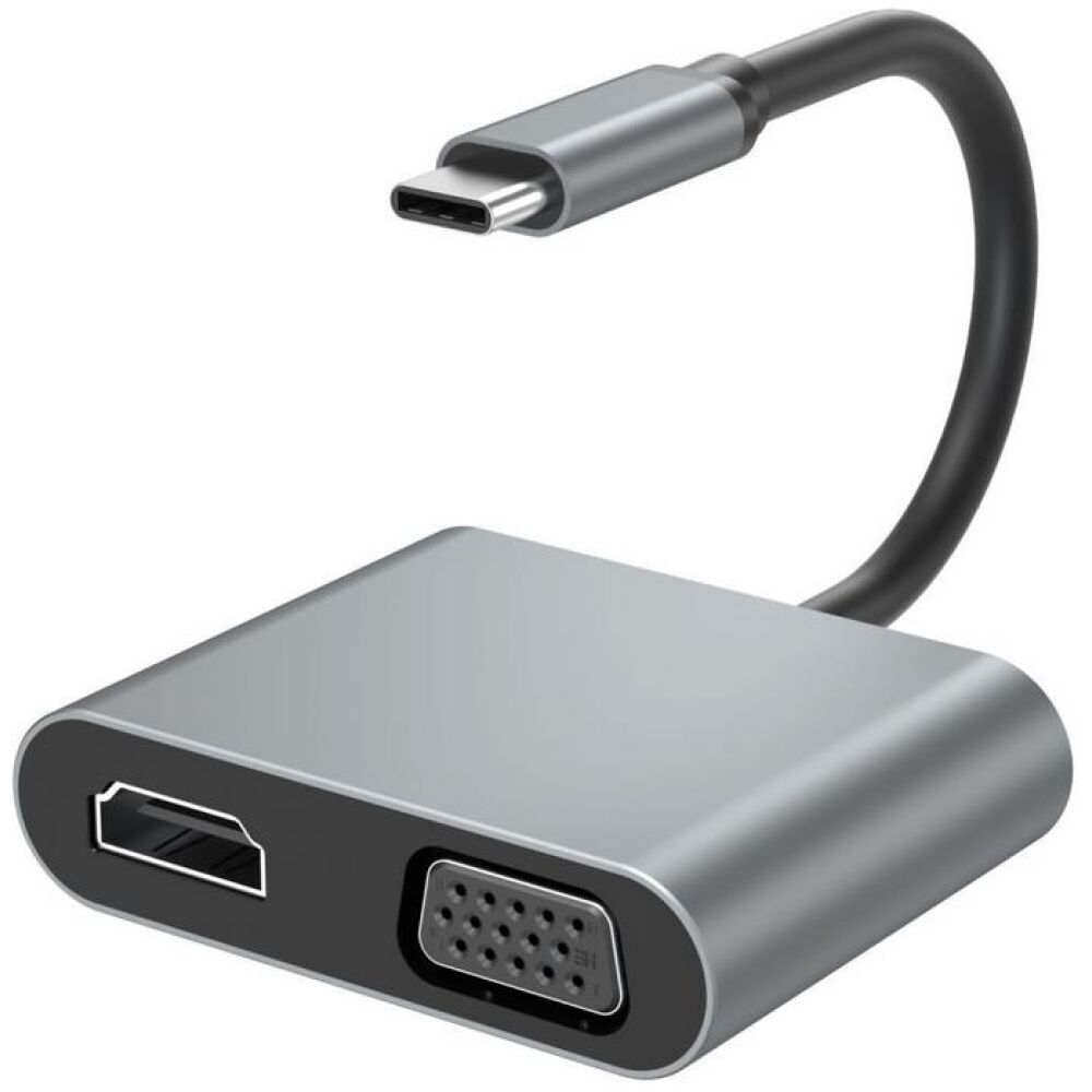 XO HUB001 4 IN 1 TYPEC TO HDMI/VGA/USB3.0/PD CHARGING - Image 2
