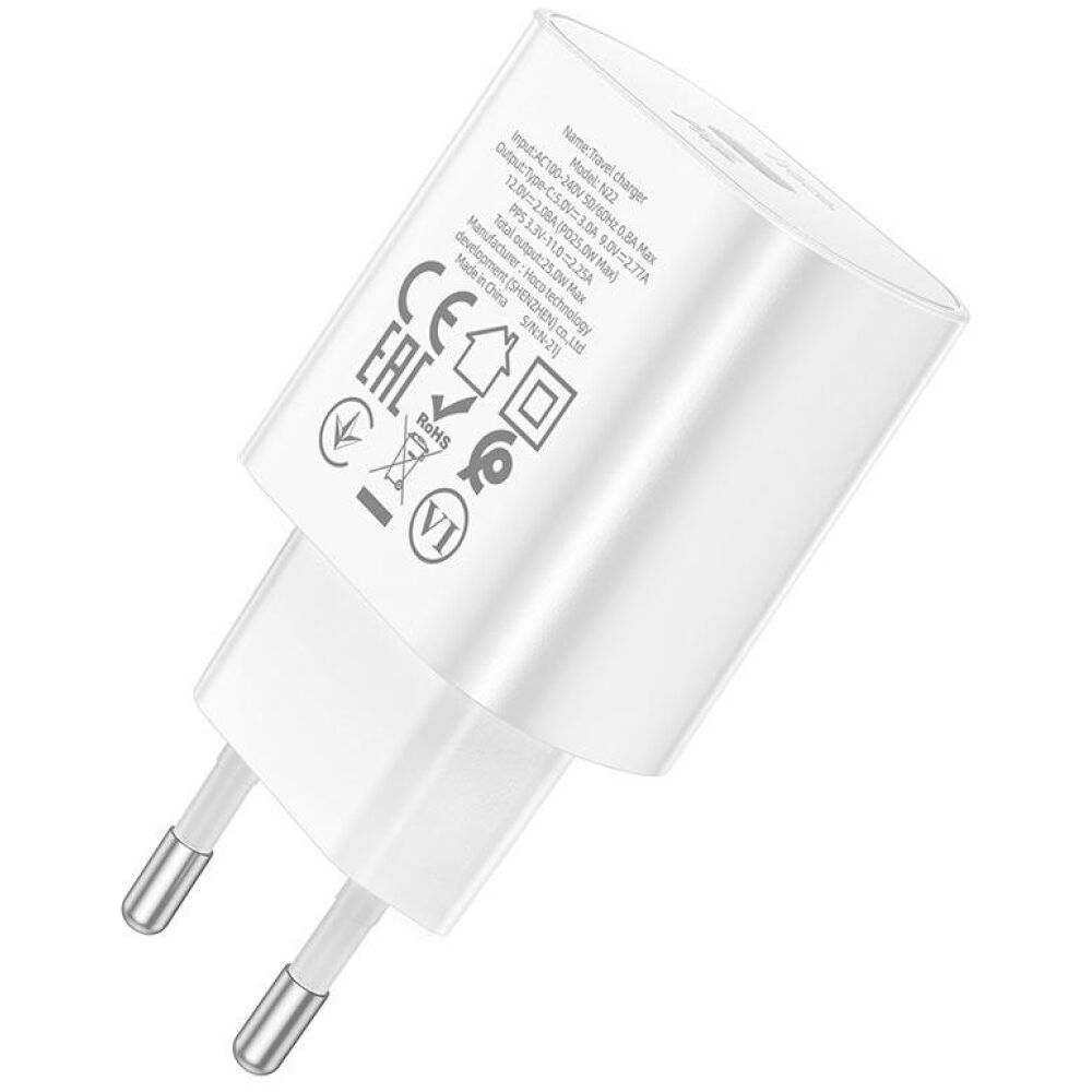 HOCO N22 JETTA ΦΟΡΤΙΣΤΗΣ PD25W, 1 ΘΥΡΑ