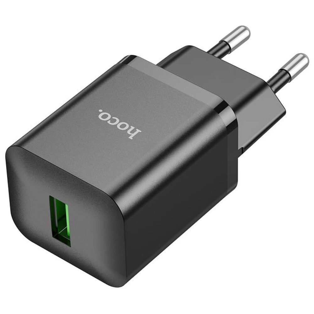 HOCO N26 ΦΟΡΤΙΣΤΗΣ MAXIM QC3.0, 18W, 1 ΘΥΡΑ, ΜΑΥΡΟ