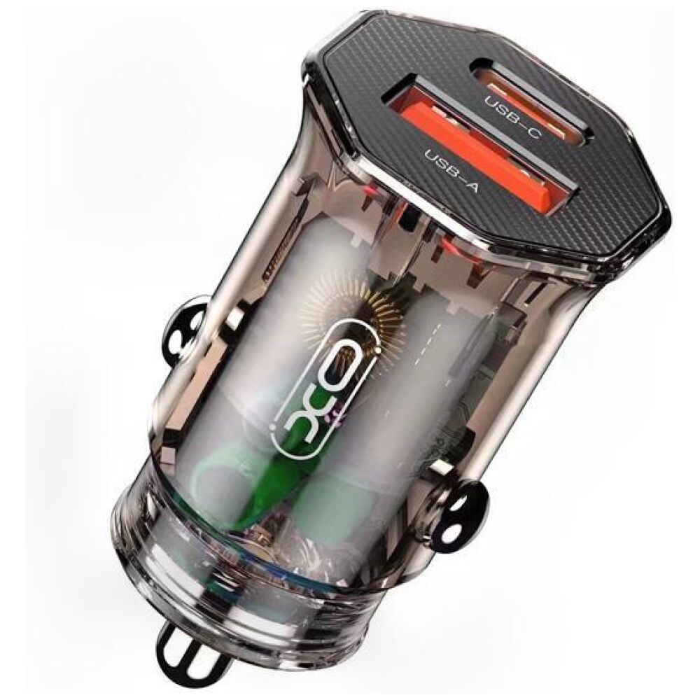 XO CC50 ΔΙΑΦΑΝΟΣ ΦΟΡΤΙΣΤΗΣ ΑΥΤΟΚΙΝΗΤΟΥ PD20W+QC3.0 18W - Image 2