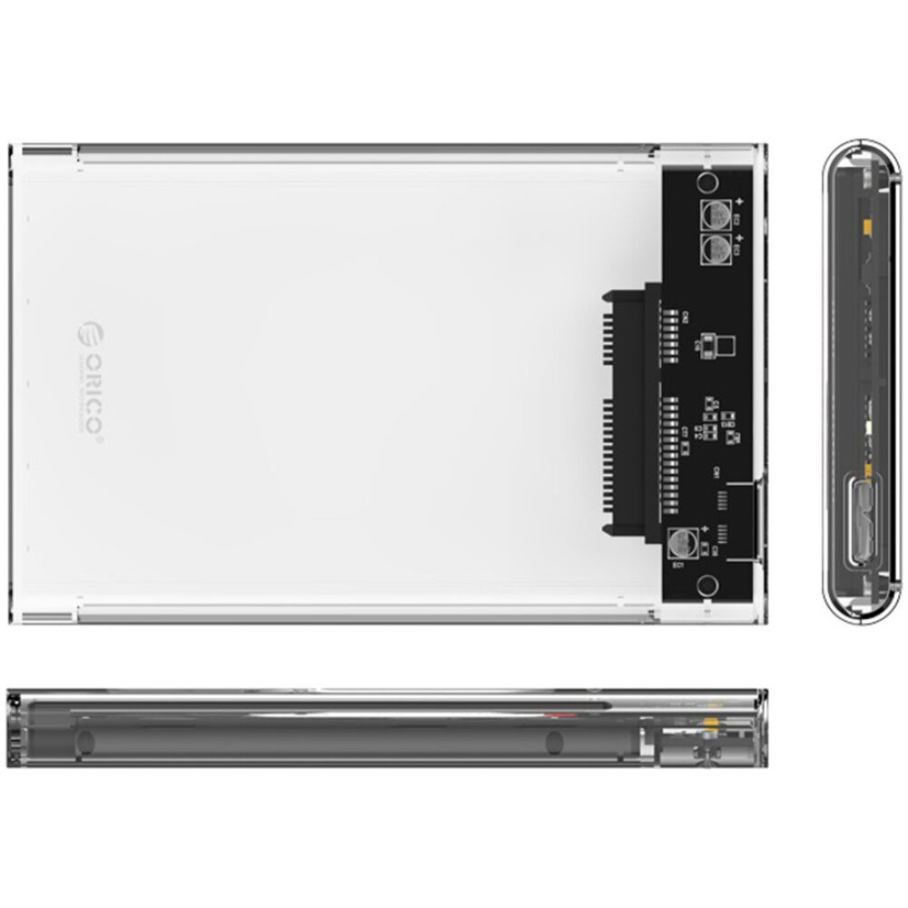 ORICO θήκη για 2.5" SATA HDD/SSD 2139U3, 5Gbps, διάφανη - Image 8