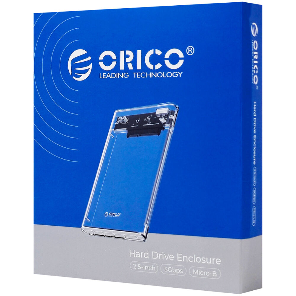 ORICO θήκη για 2.5" SATA HDD/SSD 2139U3, 5Gbps, διάφανη - Image 9