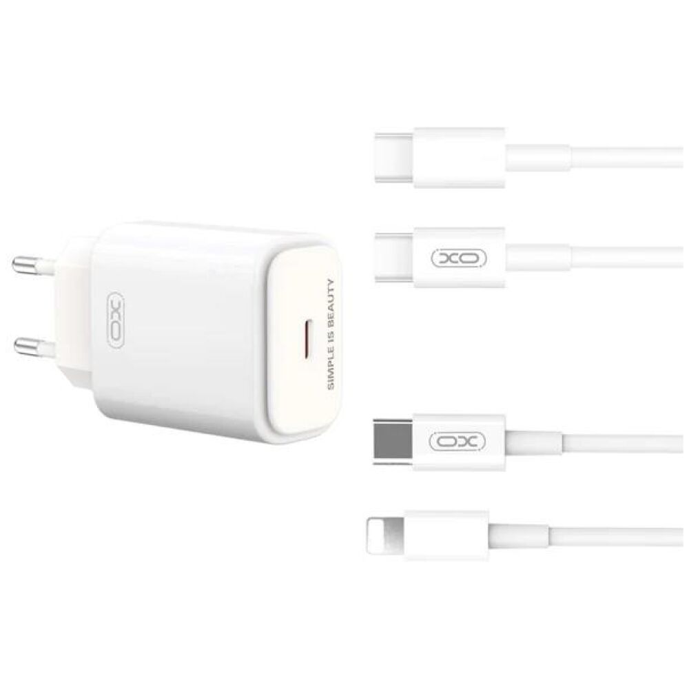 XO L90B ΦΟΡΤΙΣΤΗΣ 20W, PD, 1 ΘΥΡΑ, ΜΕ ΚΑΛΩΔΙΟ LIGHTNING - Image 2